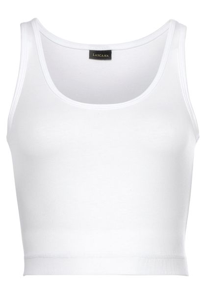 LASCANA ACTIVE Sporttop Crop-Top mit breiten Trägern günstig online kaufen