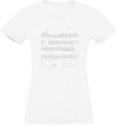 MyDesign24 T-Shirt Damen Katzen Print Shirt günstig online kaufen