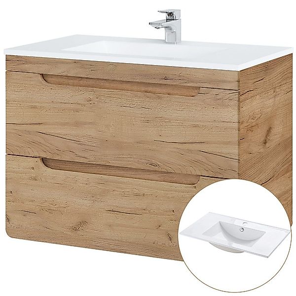 Lomadox Badmöbel-Set LUTON-56-CRAFT, (Spar-Set, 2-St), Badmöbel günstig online kaufen