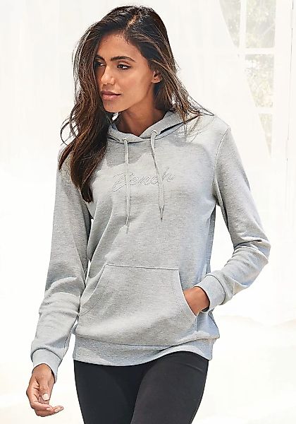 Bench. Loungewear Kapuzensweatshirt, mit glänzender Logostickerei, Loungean günstig online kaufen