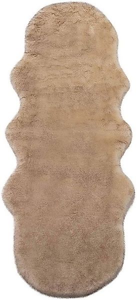 Woltu Teppich, Schaffell Fellteppiche Kunstfell Lammfellimitat 60x180cm günstig online kaufen