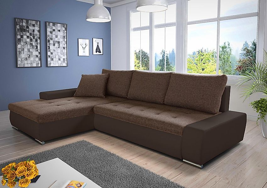 Sofnet Ecksofa Faris, mit Schlaffunktion und Bettkasten, Schlafsofa - Wohnl günstig online kaufen