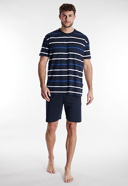 GÖTZBURG Shorty "Midtown" 2 Stk. tlg., Kurzarm, Rundhalsausschnitt, gestrei günstig online kaufen