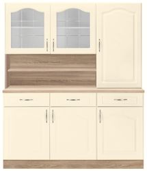 wiho Küchen Küchenbuffet "Linz" 150 cm breit, in Landhaus-Optik günstig online kaufen