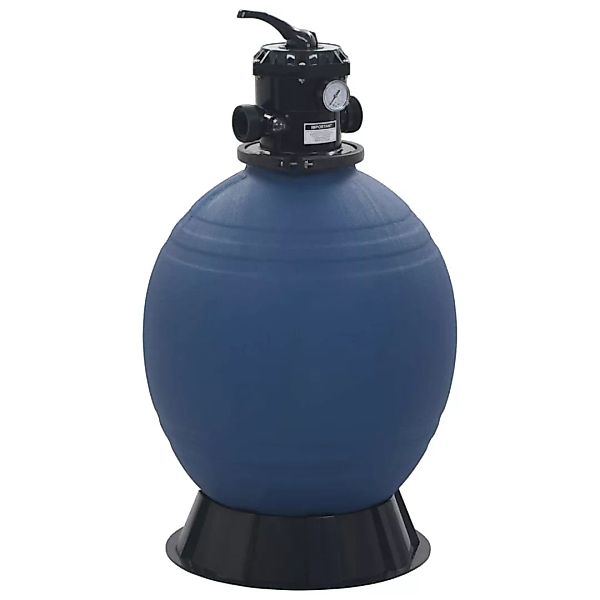 Pool-sandfilter Mit 6-wege-ventil Filterkessel Blau 560 Mm günstig online kaufen