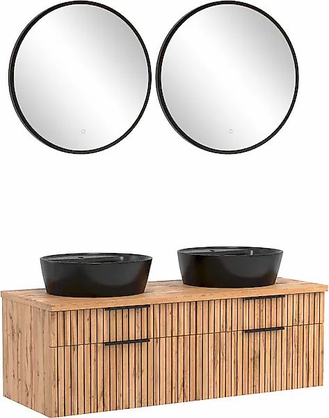 welltime Badmöbel-Set »Welltime, Carlton Waschtisch-Set, 80 oder 120 cm, ge günstig online kaufen