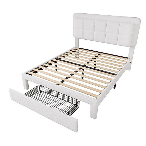 Gotagee Polsterbett Jugendbett Kinderbett mit LED Doppelbett Stauraumbett W günstig online kaufen