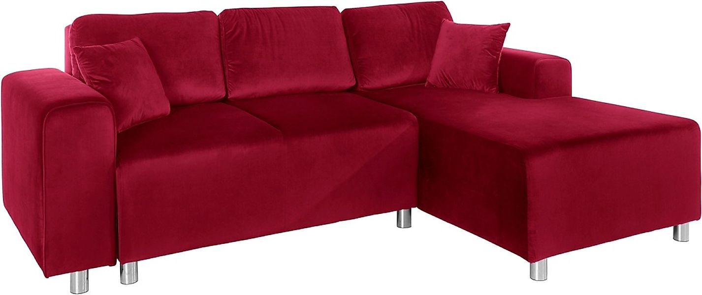 Home affaire Ecksofa »Györ« L-Form, wahlweise mit Bettfunktion und Bettkast günstig online kaufen