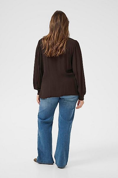 KAFFE Curve Langarmbluse Langarm-Bluse KCtina Große Größen günstig online kaufen