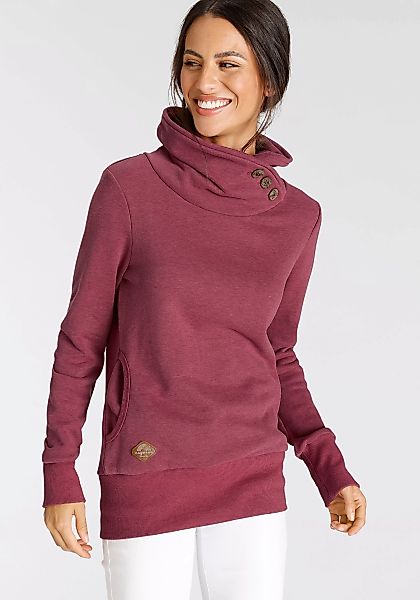 Ragwear Sweatshirt ANGELLIKA O mit asymmetrischem Schalkragen günstig online kaufen