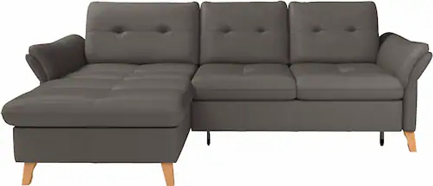 sit&more Ecksofa »Göteborg« Sitztiefenverstellung und Federkern, wahlweise günstig online kaufen