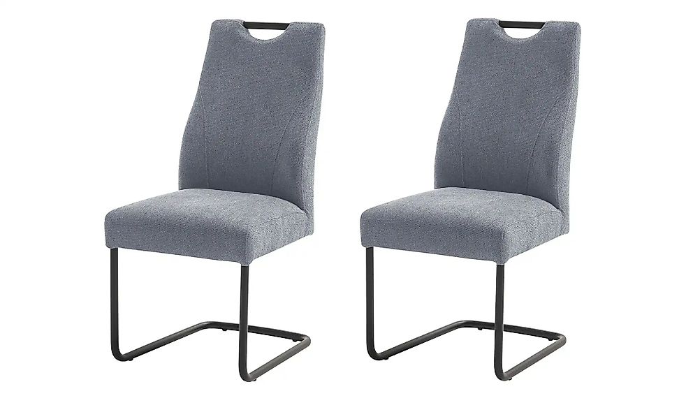 uno Freischwinger im 2er Set Sindra ¦ grau ¦ Maße (cm): B: 50 H: 102 T: 62. günstig online kaufen