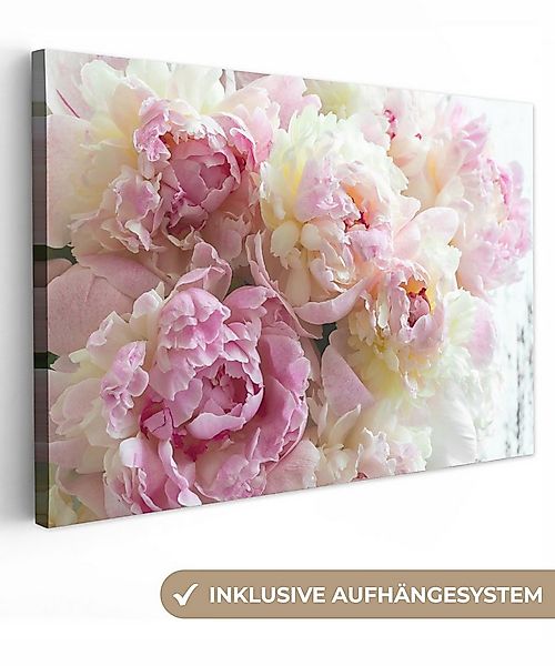 OneMillionCanvasses® Leinwandbild Vintage - Blumen - Rosen - Natur, Fotodru günstig online kaufen