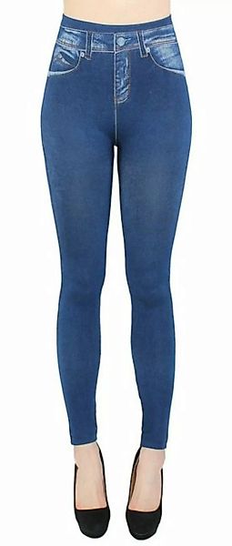 dy_mode Jeggings Damen Leggings in Jeans Optik Bequem Jeggings High Waist J günstig online kaufen