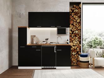 RESPEKTA Küche Luis, mit Glaskeramikkochfeld, wahlweise günstig online kaufen