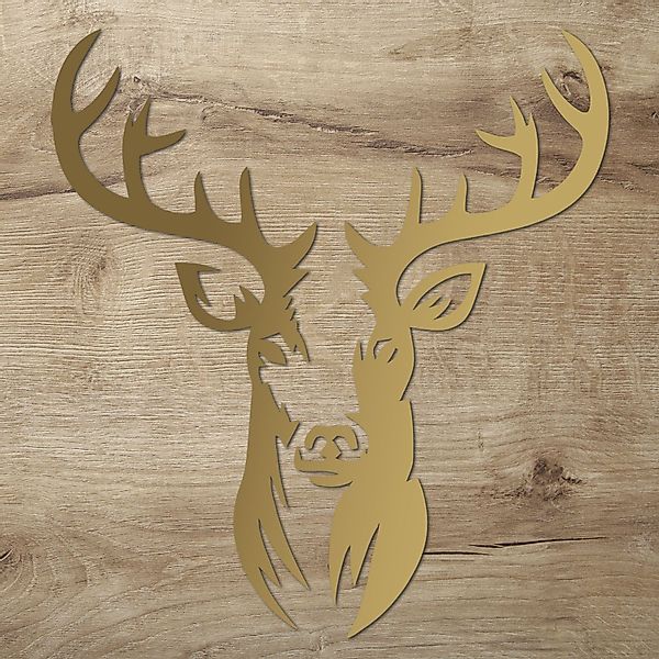 Namofactur Wanddekoobjekt XXL Hirsch Kopf Motiv, günstig online kaufen