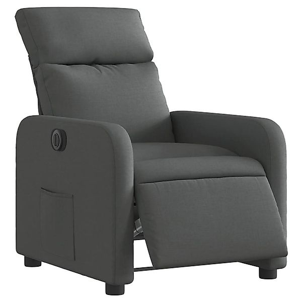vidaXL Sessel Relaxsessel Elektrisch Dunkelgrau Stoff günstig online kaufen