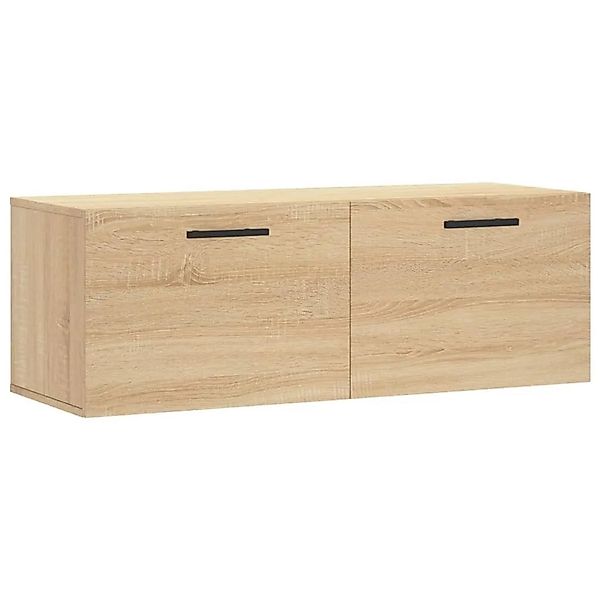 vidaXL Wandschrank Sonoma-Eiche 100x36,5x35 cm Holzwerkstoff 830159 günstig online kaufen