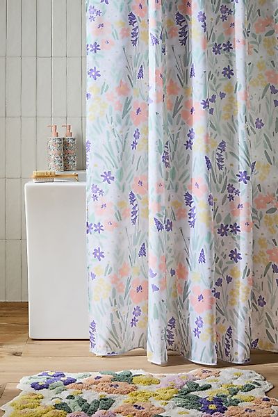 Next Duschvorhang Duschvorhang, buntes Blumenmuster (1-tlg) günstig online kaufen