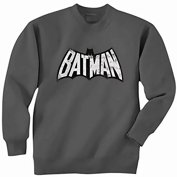 Batman Sweatshirt BATMAN SWEATSHIRT dunkelgrau solid Erwachsene Pullover Sw günstig online kaufen
