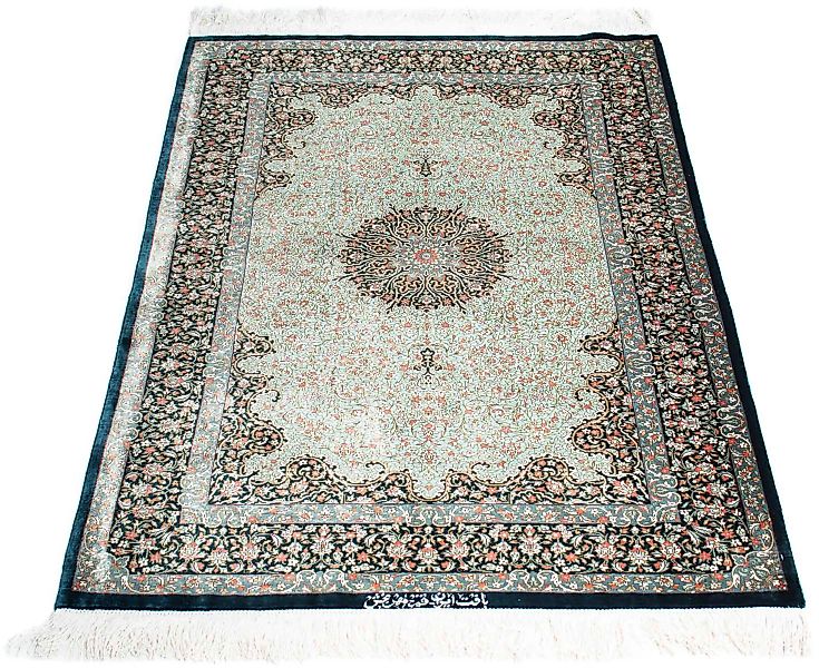 morgenland Orientteppich »Perser - Ghom - 121 x 77 cm - dunkelblau«, rechte günstig online kaufen
