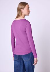 STREET ONE STUDIO Langarmshirt mit Rundhalsausschnitt günstig online kaufen