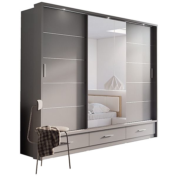 Compleo Kleiderschrank ARTI 01 mit 3 günstig online kaufen