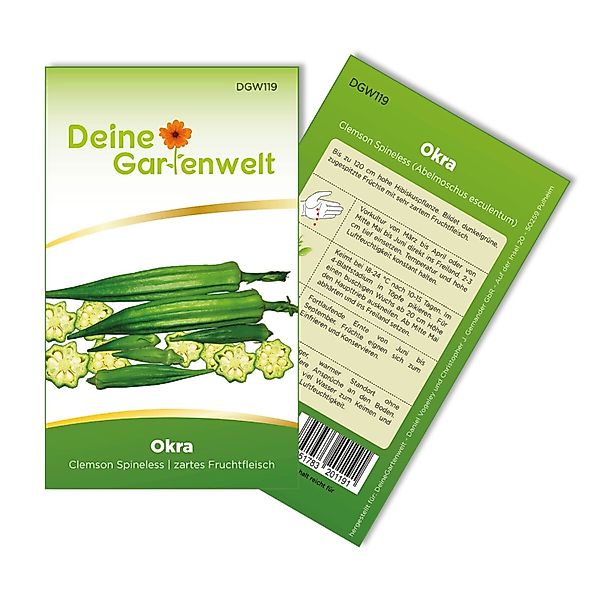 Deine Gartenwelt Okra Clemson Spineless Samen günstig online kaufen