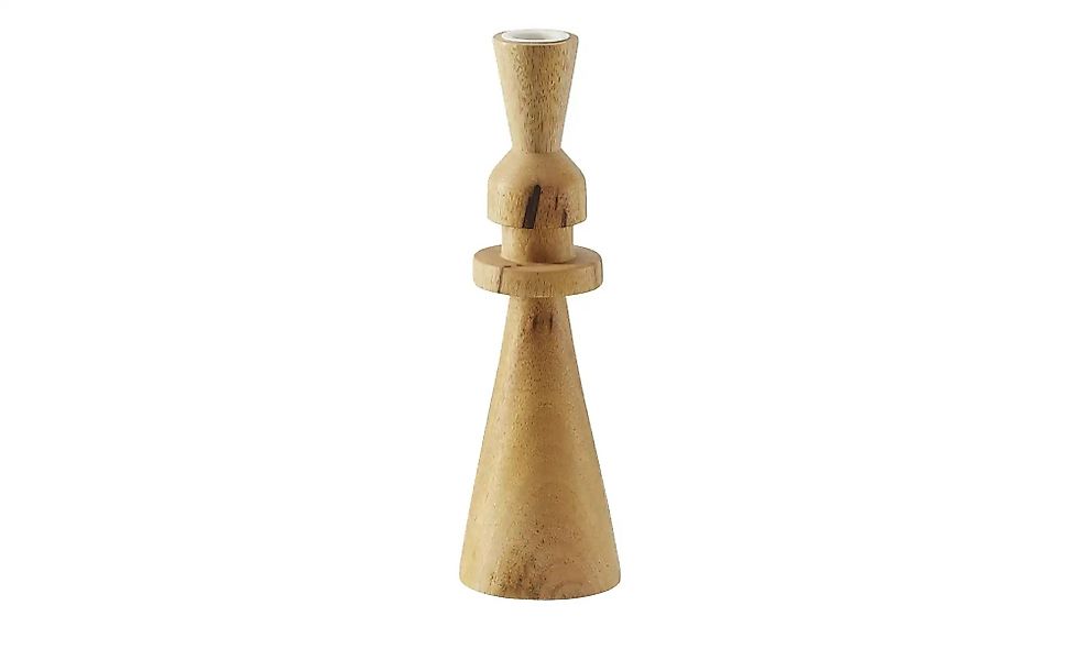 HOME STORY Kerzenhalter   ¦ holzfarben ¦ Holz,Massivholz,Metall ¦ Maße (cm) günstig online kaufen