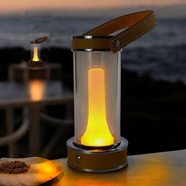 Arnusa USB-Tischleuchte Akku Tischlampe Laterne kabellos günstig online kaufen