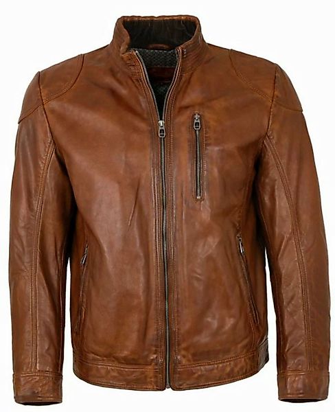 Milestone Lederjacke MS-Pepino Milestone - Herren Lederjacke Lammnappa cogn günstig online kaufen