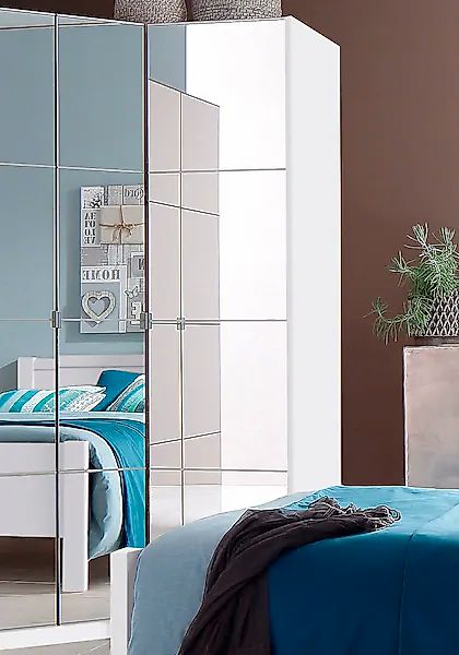 priess Kleiderschrank "Malaga", mit Spiegelfront günstig online kaufen