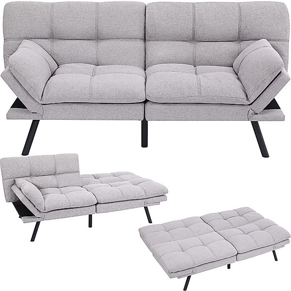 Makika Relaxliege Schlafsofa Schlafcouch 3-Sitzer verstellbar günstig online kaufen