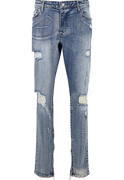 2Y Studios Bequeme Jeans 2Y Studios Herren 2Y Destroyed Straight Fit Jeans günstig online kaufen