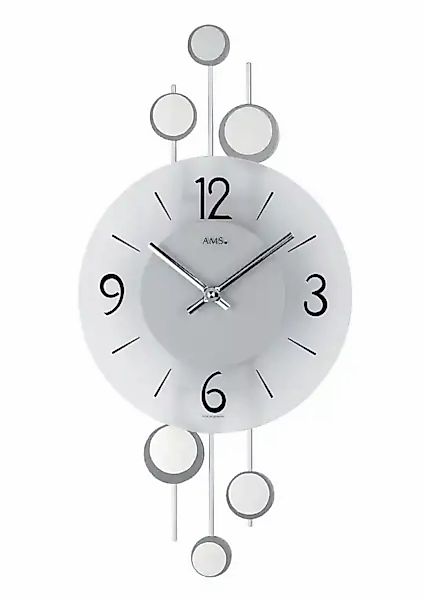 AMS Wanduhr »9388«, Quarzuhr,Wohnzimmer,Esszimmer,Küche,Arbeitszimmer,Büro, günstig online kaufen