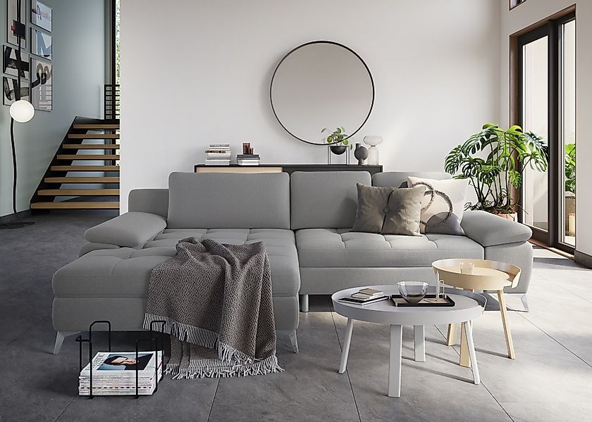 sit&more Ecksofa "Latigo L-Form" mit Mega-Recamiere, wahlweise mit Bettfunk günstig online kaufen