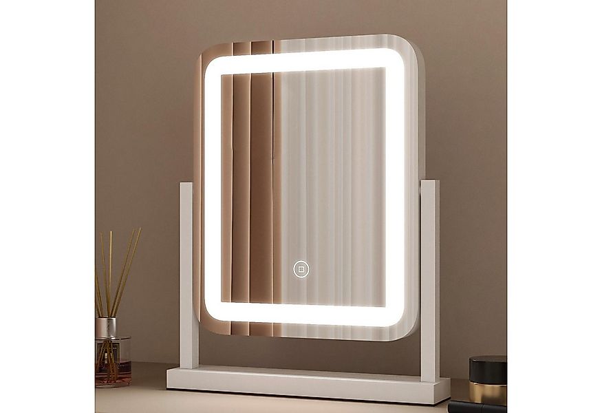 WDWRITTI Schminkspiegel mit Beleuchtung LED Kosmetikspiegel Tischspiegel (3 günstig online kaufen