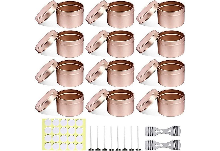LuxusKollektion Teelicht Kerzen Selber Machen Set 12 Stk 120ml Kerzendosen günstig online kaufen