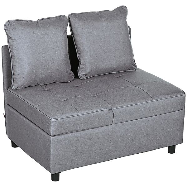 HOMCOM Schlafsessel 3-in-1 Ausziehbares Schlafsofa mit Bettfunktion 2 Sitze günstig online kaufen