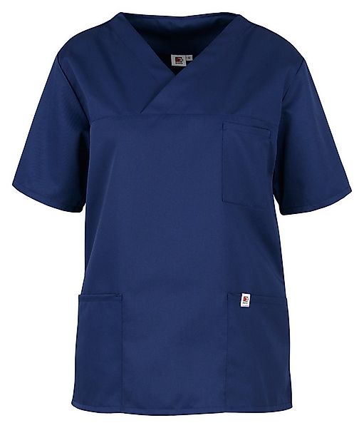 BEB Schlupfbluse beb MEDIZIN/PFLEGE Unisex KASACK Kurzarm V-Neck TENCEL Mar günstig online kaufen