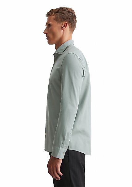 Marc OPolo Langarmhemd "aus Bio-Baumwoll-Twill" günstig online kaufen