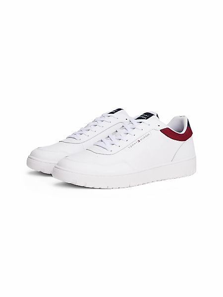 Tommy Hilfiger Sneaker "TH BASKET CORE LTH", Freizeitschuh, Halbschuh, Schn günstig online kaufen