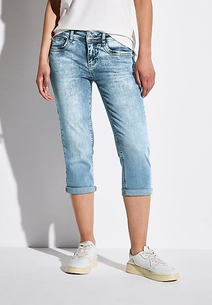 STREET ONE 3/4-Jeans "Style Crissi", mit Glitzer-Detail günstig online kaufen