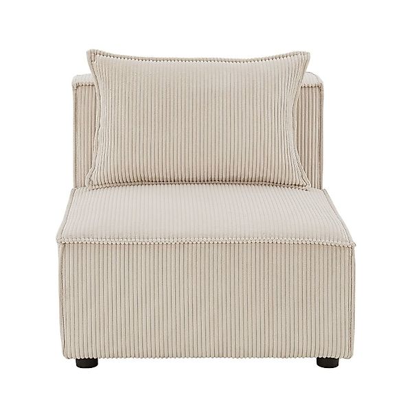 Juskys Sofa Domas, Mittelsofa mit Kissen, günstig online kaufen