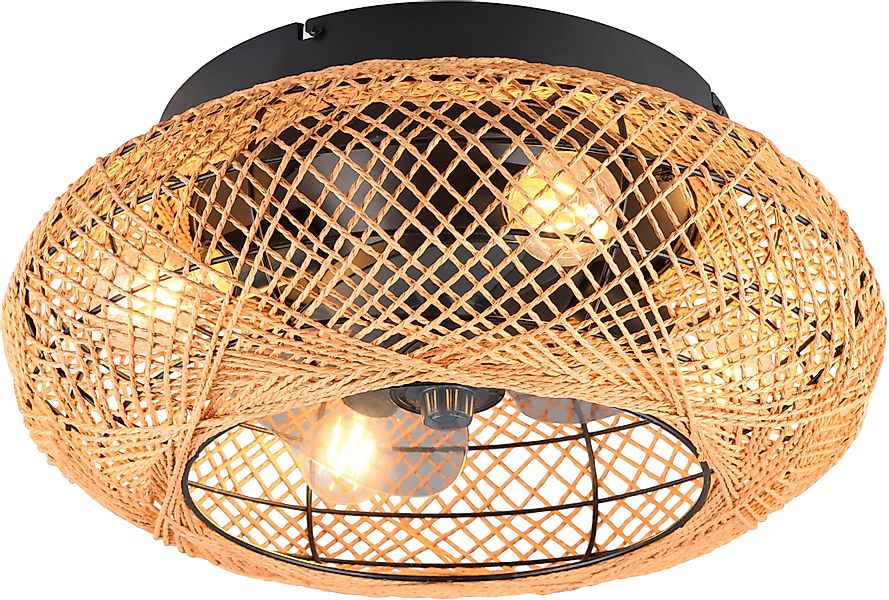 Reality Leuchten Deckenleuchte LILLESAND Deckenventilator mit günstig online kaufen
