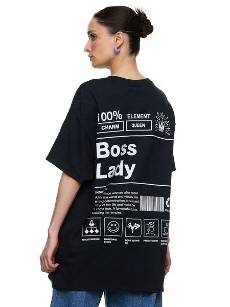 Worldclassca T-Shirt Worldclassca Oversized Print GIRL günstig online kaufen