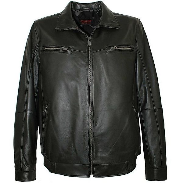 Maddox Lederjacke MADDOX - Herren Lederjacke Blouson Lammnappa schwarz günstig online kaufen