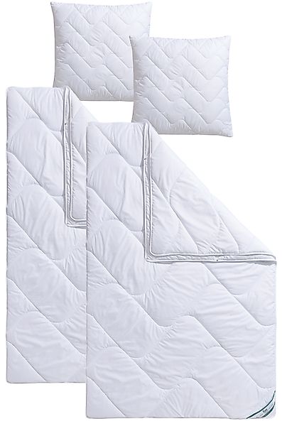 fan Microfaserbettdecke + Kopfkissen »Bettwaren-Set in 135x200 cm, für Somm günstig online kaufen