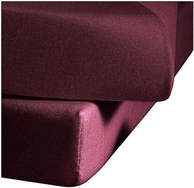 fleuresse Spannbettlaken Comfort Jerseyspannlaken, 96% Baumwolle, günstig online kaufen