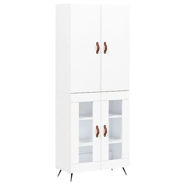 vidaXL Highboard Weiß 69,5x34x180 cm Holzwerkstoff 3195707 günstig online kaufen